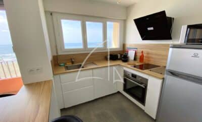 Palavas-Les-Flots – Rive gauche – T3 en 1ère ligne avec vue mer panoramique