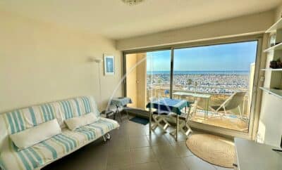 Palavas-Les-Flots – Rive droite – Studio avec vue mer, port et canal