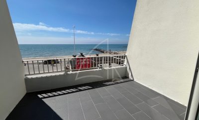 Palavas: T3 calme, vue mer, terrasse, proche centre-ville