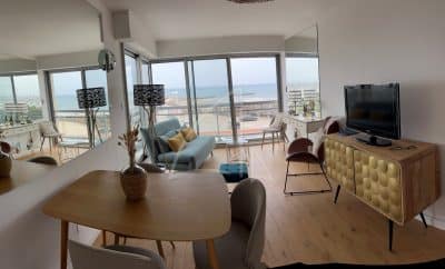 Superbe T2, vue mer, ascenseur, vue magnifique et degagée sur mer