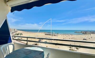 Palavas-Les-Flots – Rive gauche – T2 en 1ère ligne avec vue imprenable sur la mer
