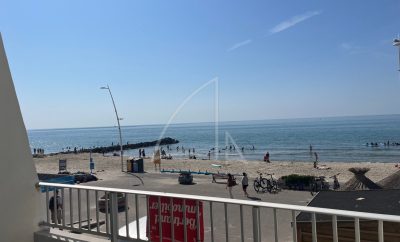 Palavas: T3 calme, vue mer, terrasse, proche centre-ville