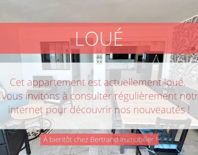LOCATION MEUBLÉE À L’ANNÉE – PALAVAS-LES-FLOTS – MAGNIFIQUE T3 VUE MER AVEC CLIMATISATION ET PARKING PRIVATIF