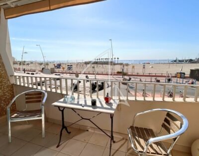 LOCATION ANNUELLE MEUBLEE – SUPERBE 2 PIECES VUE MER